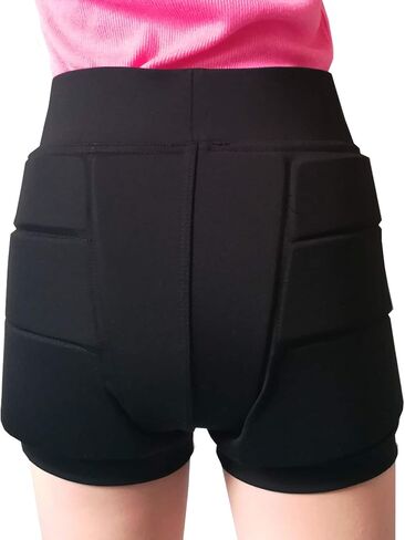 شورت Youper Girls المبطن الواقي للتزلج والتزلج على الجليد وحماية ثلاثية الأبعاد للورك وعظم الذيل in Kuwait