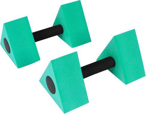 12" Triangular Aquatic Exercise Dumbells - Set of 2 - for Water Aerobics - by Trademark Innovations in Saudi Arabia