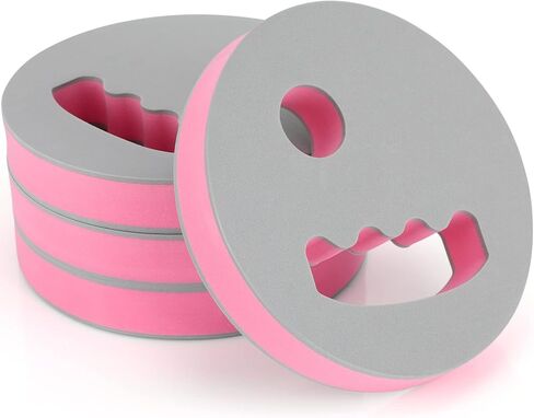 4 قطع من أقراص التمارين المائية من هونغداو، أوزان مائية لتمارين حمام السباحة، مجموعة معدات التمارين الرياضية المائية من إسفنج EVA للبالغين، مقاومة لحمام السباحة للمبتدئين في السباحة والتهاب المفاصل in Kuwait