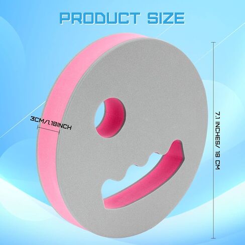 4 قطع من أقراص التمارين المائية من هونغداو، أوزان مائية لتمارين حمام السباحة، مجموعة معدات التمارين الرياضية المائية من إسفنج EVA للبالغين، مقاومة لحمام السباحة للمبتدئين في السباحة والتهاب المفاصل in Kuwait