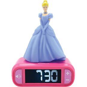 LEXiBOOK, Super Mario, Yoshi Nightlight Alarm Clock, Sounds and Melodies, LCD Backlit Screen, Luminous, Snooze, Red/Green, RL800NI1