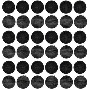 256pcs Hook and Loop Dots (128 Pairs) 1 inch (25mm) Self Adhesive dots- Double Sided Adhesive Dot Tapes - Tape dots for Home Travel Box Trunk Paper Craft Sticks (Red)