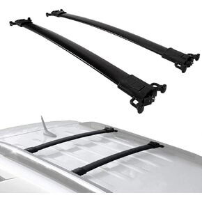 ALAVENTE Roof Rack Crossbars for GMC Yukon XL/Chevrolet Tahoe/Chevrolet Suburban/Cadillac Escalade ESV 2015-2020 w/Top Side Rail, Rooftop Luggage Cross Bars for Canoe Kayak Bike