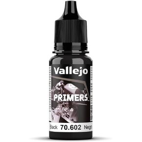 Vallejo Acrylic Polyurethane, 17ml, Black Primer