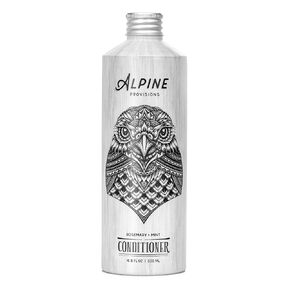 Alpine Provisions Natural Conditioner, Rosemary + Mint, 16.9 fl oz Plastic-free Aluminum Bottle