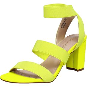DREAM PAIRS Women's Open Toe High Chunky Elastic Strap Dress Heel Sandals in Saudi Arabia
