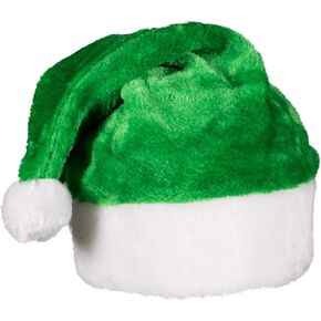 Dark Blue Plush Christmas Santa Hat