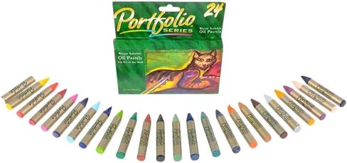 Crayola Oil Pastels Portfolio Series, Water Soluble, Colors may vary, 12 Count (52-3612) in Saudi Arabia
