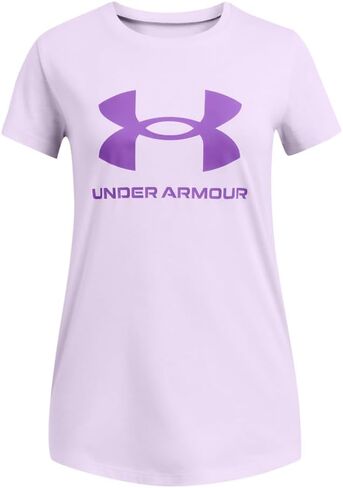 Under Armour Girls' Live Sportstyle Graphic Short-Sleeve T-Shirt, (896) Aero Orange / / White, X-Small in Kuwait