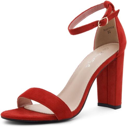 Herstyle Women’s Chunky Block Heels – Open Toe Ankle Strap Sandals, 3.75 Inch High Heels for Wedding, Party & Dressy Occasions – Comfortable Strappy Dress Shoes in Saudi Arabia