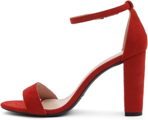 Herstyle Women’s Chunky Block Heels – Open Toe Ankle Strap Sandals, 3.75 Inch High Heels for Wedding, Party & Dressy Occasions – Comfortable Strappy Dress Shoes in Saudi Arabia