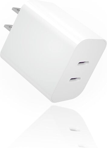 كتلة شاحن USB-C بقدرة 20 وات متوافقة مع كتلة ساعة Apple، سلسلة iWatch Ultra/9/8/7/6/SE/SE2/5/4/3، محول طاقة USBC للشحن السريع من النوع C PD، حزمة واحدة باللون الأبيض in Kuwait