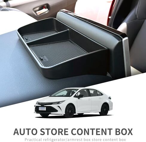 صينية تخزين لوحة القيادة متوافقة مع Mitsubishi Outlander 2024 2023 2022 صندوق عرض وحدة التحكم المركزية صينية مخفية صينية تخزين منظم ABS خلف ملحقات الشاشة للسيارة in Kuwait
