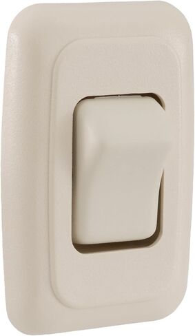 RV Switch SPST Switch On/Off 2 Gang Bezel | RV Electrical | Camper Switches (Black) in Saudi Arabia