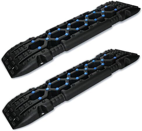 2PCS Traction Mats, Recovery Traction Boards, Recovery Boards, Easy to Store and Carry, Upgraded Traction Board for Snow, Mountain, Mud and Other Complex Terrain, Non-Slip Design in Kuwait