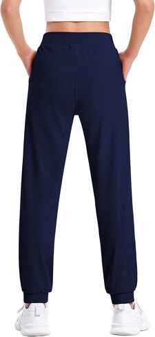 HASMES Girls Joggers Pants Lightweight Sweatpants for Girls with Pockets Kids Soft Athletic Pants for Yoga Running Dance in Kuwait