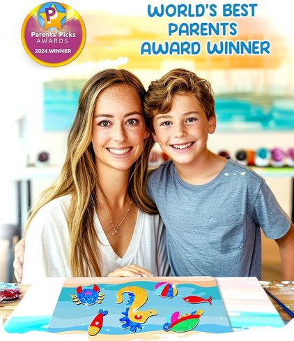 مجموعة الفنون والحرف اليدوية من ZMLM للأطفال: هدية على شكل كوكب فني من رقائق الفويل للفتيات بعمر 4 5 6 7 8 9 سنوات، لوازم فنية خالية من الفوضى للأطفال، مجموعات أنشطة السفر، هدايا عيد الميلاد والهالوين in Kuwait