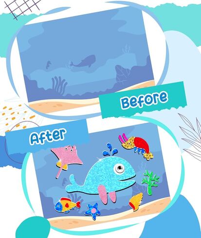 مجموعة الفنون والحرف اليدوية من ZMLM للأطفال: هدية على شكل كوكب فني من رقائق الفويل للفتيات بعمر 4 5 6 7 8 9 سنوات، لوازم فنية خالية من الفوضى للأطفال، مجموعات أنشطة السفر، هدايا عيد الميلاد والهالوين in Kuwait