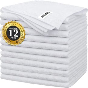 FIXSMITH Microfiber Cleaning Cloth - Pack of 50, Multi-Functional Cleaning Towels, Size: 12 x 16 in, Highly Absorbent Cleaning Rags, Lint-Free, Streak-Free Cleaning Cloths for Car Kitchen Home Office