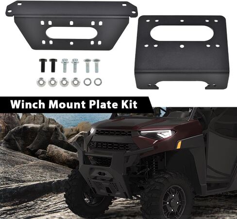 G-PLUS Winch Mount Plate Bracket Compatible with Honda Foreman TRX500 FE FM 2014-2019 TRX500 in Kuwait