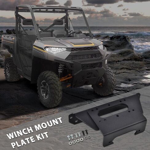 G-PLUS Winch Mount Plate Bracket Compatible with Honda Foreman TRX500 FE FM 2014-2019 TRX500 in Kuwait
