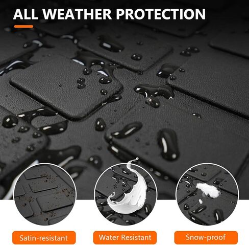 powoq Trunk Mat Compatible with 2016-2022 Lexus RX350 RX450H Cargo Liner Backrest Mat Replacement for 2016-2022 Lexus Accessories (Compatible with 2016-2022 Lexus RX350 RX450H,Trunk Mat+Backrest Mat) in Saudi Arabia
