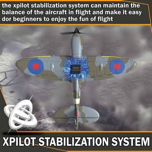 RC Plane 4 Channel RC Airplane FW190 Ready to Fly with Upgraded Xpilot Stabilization System & One Key Aerobatic, Remote Control Airplanes for Beginners Adult in Kuwait