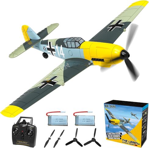 RC Plane 4 Channel RC Airplane FW190 Ready to Fly with Upgraded Xpilot Stabilization System & One Key Aerobatic, Remote Control Airplanes for Beginners Adult in Kuwait