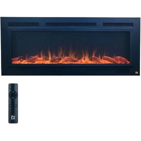 Touchstone 80048 - Forte Anti-Glare Screen-Front Electric Fireplace - 40 Inch Wide/26.5 Inch High