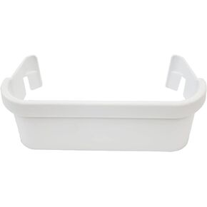 240351601 Door Bin Side Shelf for Refrigerator Freezer (White) Compatible with Top Brands Replaces with AP2115974, 891154, AH430027, EA430027, PS430027 2-PACK