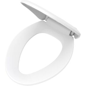 Gerber Toilet Seat Slow Close, Elongated Toilet Seat with Cover G009921309, Biscuit