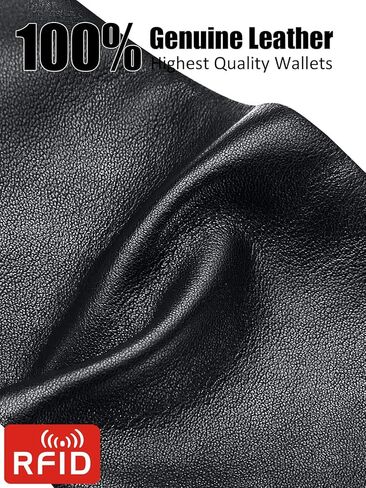 Wallet for Men Upgrade Replacement for AirTag Wallet Built-in Find My Real Time Tracker, RFID Blocking Classic Leather Bifold Stylish Mens Wallet with ID Window 6 Credit Card Holder Coin Pocket in Kuwait