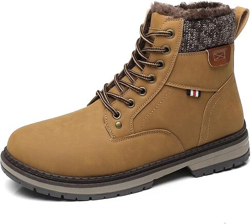 Ahico Men Snow Boots Winter Warm Lining Hiking Shoes Outdoor Walking Boot for Cold Weather in Saudi Arabia