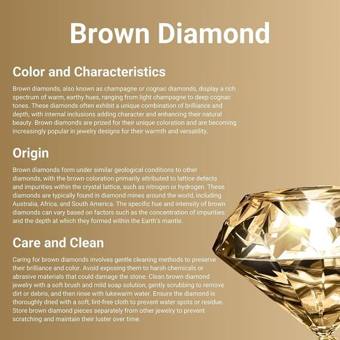 Lavari Jewelers 20 Gauge Brown Diamond Curved Nose Ring for Men or Women - 14k Yellow Gold Nose Stud - 0.01 0.02 0.05 Carat Diamond - 20G Unisex Hypoallergenic Body Piercing Jewelry in Kuwait