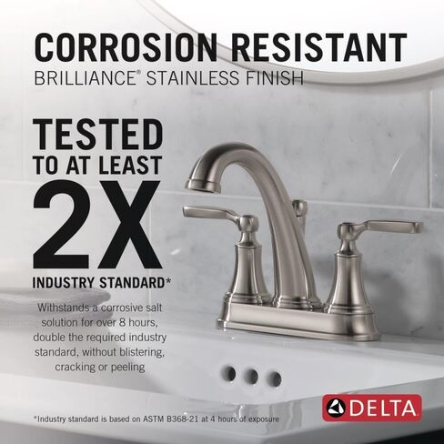 DELTA FAUCET 2532LF-BLMPU Woodhurst Bath Faucet, Matte Black in Saudi Arabia