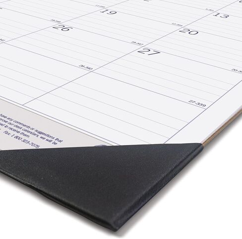 Blueline® 2025 DuraGlobe™ Monthly Desk Pad Calendar, 12 Months, January to December, 22" x 17", English (C177227-25) in Saudi Arabia