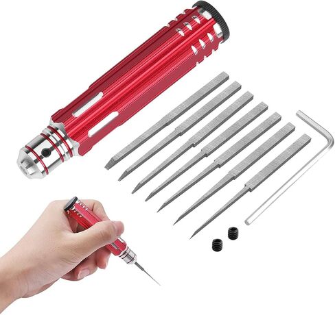 7 In 1 Prime Model Scriber with 7 Blades Gundam Resin Carved Scribe Line Cutting Tool Chisel (0.1/0.2/0.4/0.6/0.8/1.0/2.0mm) Black in Saudi Arabia