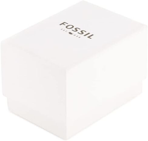 فوسيل اقراط بدبوس ستانلس ستيل بلون ذهبي وردي للنساء، كريستال in Kuwait