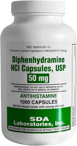 ديفينهيدرامين CP 50mg *SDA الحجم: 1000 in Saudi Arabia