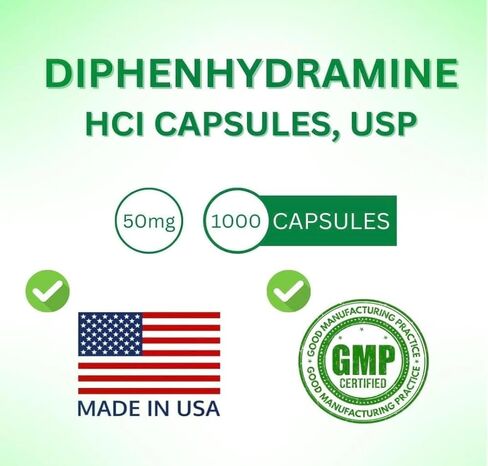 ديفينهيدرامين CP 50mg *SDA الحجم: 1000 in Saudi Arabia