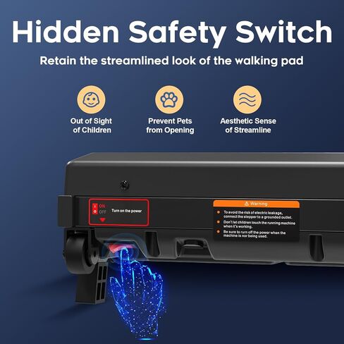 FUNRAY Walking Pad Treadmill - Under Desk Treadmill with 265LBS Weight Capacity, 2 in 1 Portable Walking Treadmill for Home/Office with Two Ways of Control, Compact Treadmill for Walking/Running-Wood in Kuwait