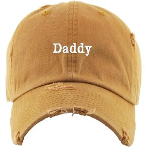 Daddy Vintage Baseball Cap Embroidered Cotton Adjustable Distressed Dad Hat