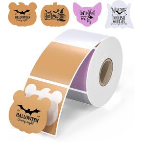 Christmas Thermal Labels Self-Adhesive Stickers for Packaging Name Price Label DIY Custom Logo Design Gifts Crafts Home Decor
