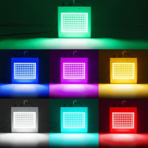 كامل اللون 108led ضوء ستروب مع التحكم عن بعد الأضواء الومضة لجميع القديسين البسيطة ضوء ستروب أضواء الهالوين القوية للغرفة ستروب حزب ضوء الأضواء الساطعة للحزب in Kuwait