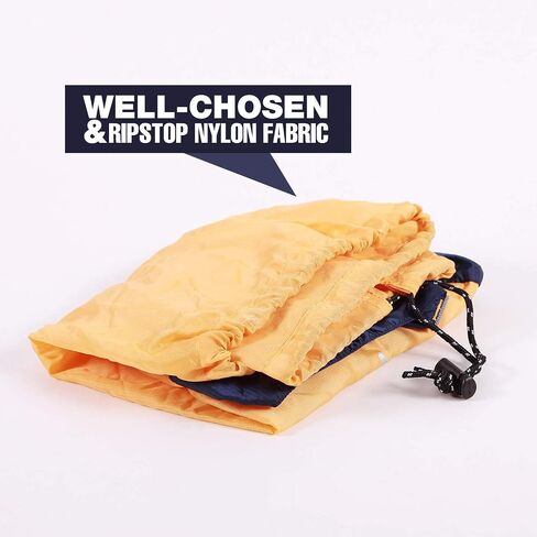 REDCAMP Nylon Compression Stuff Sack, 10L/17L/27L/40L Lightweight Sleeping Bag Compression Sack Great for Backpacking, Hiking and Camping,Blue/Yellow/Army Green/Black in Kuwait