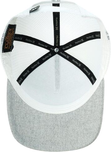Hurley Men's Baseball Cap - Icon Slash Curved Brim Trucker Hat in Kuwait