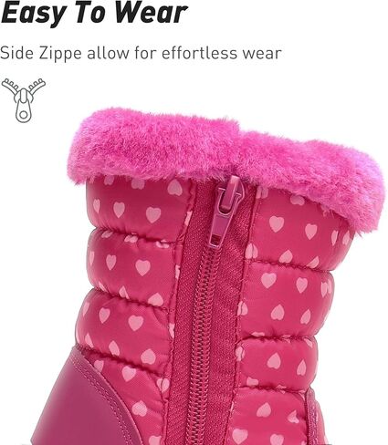 Ahannie Toddler Boys Girls Warm Snow Boots, Kid Outdoor Insulated Winter Boots in Kuwait