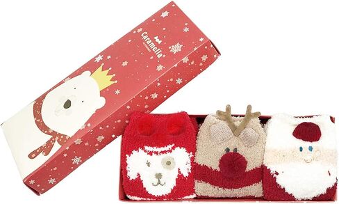 Womens Fuzzy Socks, Soft Cozy Fluffy Winter Warm Slipper Socks with Heart-shaped Non Slip Grips, Thicker Warm Home Sleeping Hospital Socks in Saudi Arabia