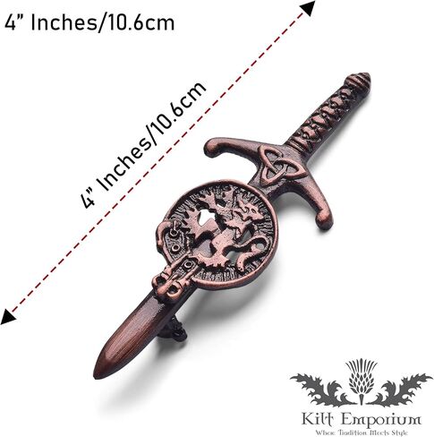 دبوس نقبة أسد متفشي، نحاس معدني خالٍ من الصدأ، 4 بوصات in Kuwait