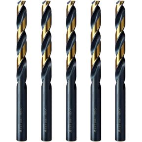 MAXTOOL No.3 5pcs Identical Jobber Length Drills Dia 0.213" HSS M2 Twist Drill Bits Wire Gauge Gage Numbered Straight Shank Drills; JBN02H10R03P5 in Saudi Arabia